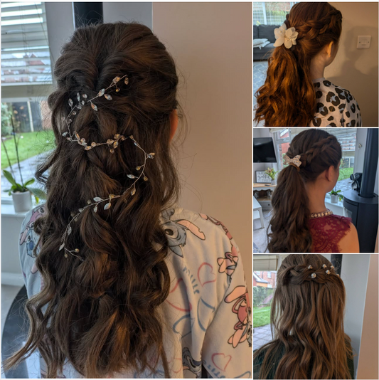 A successful hair upstyle morning