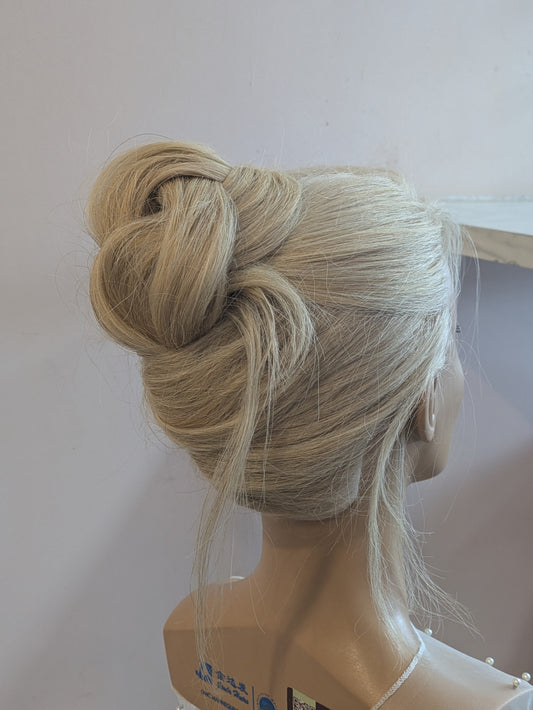 Gorgeous high bun upstyle