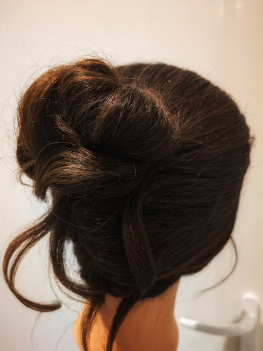 High messy bun look!